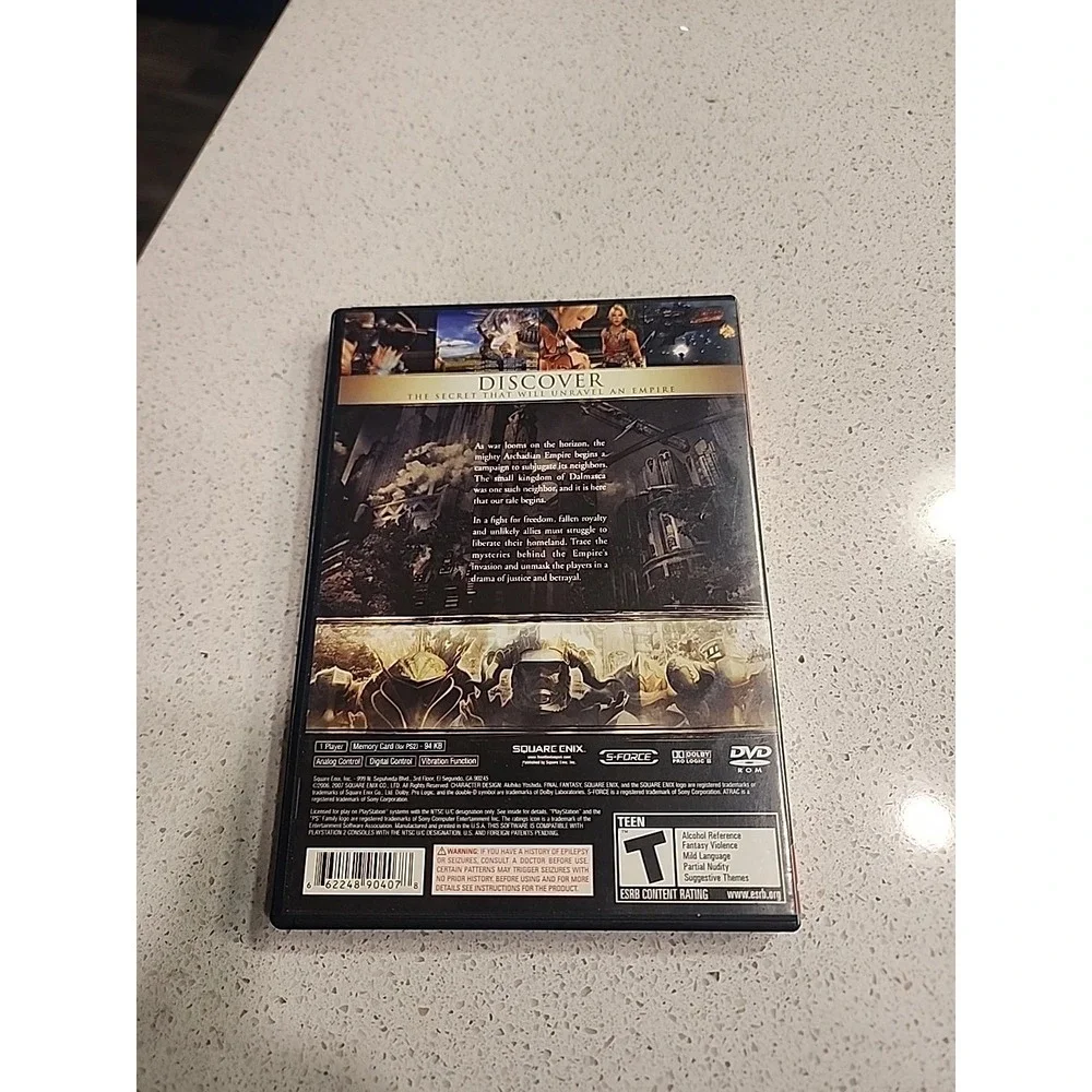 PlayStation 2 Final Fantasy XII Greatest Hits Game & Memory Card